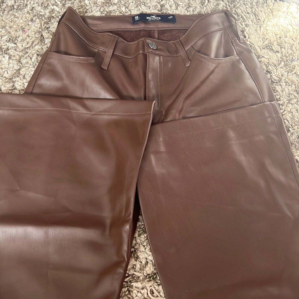 Hollister Leather Jeans